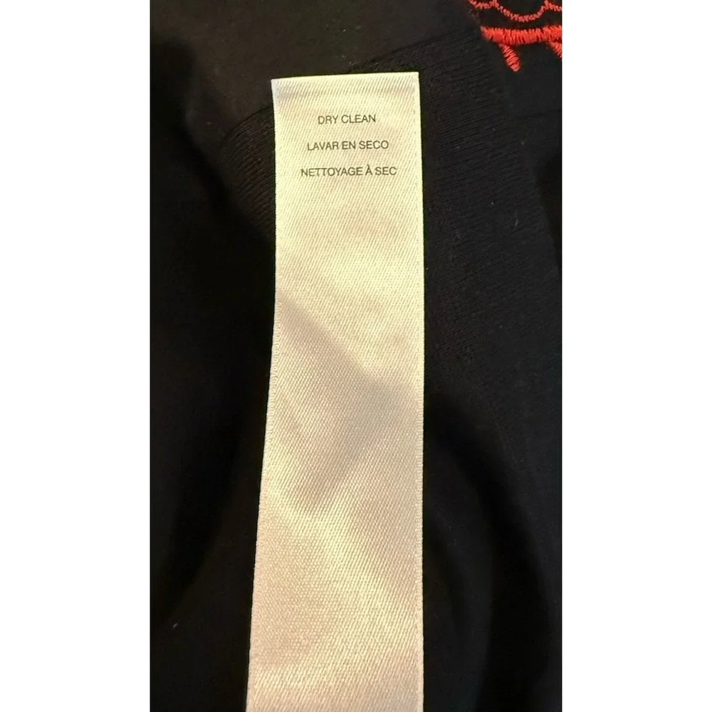 Chicos 3 US XL Womens Black Red Embroidered Beaded Jacket Paisley‎ Holiday - Picture 7 of 11